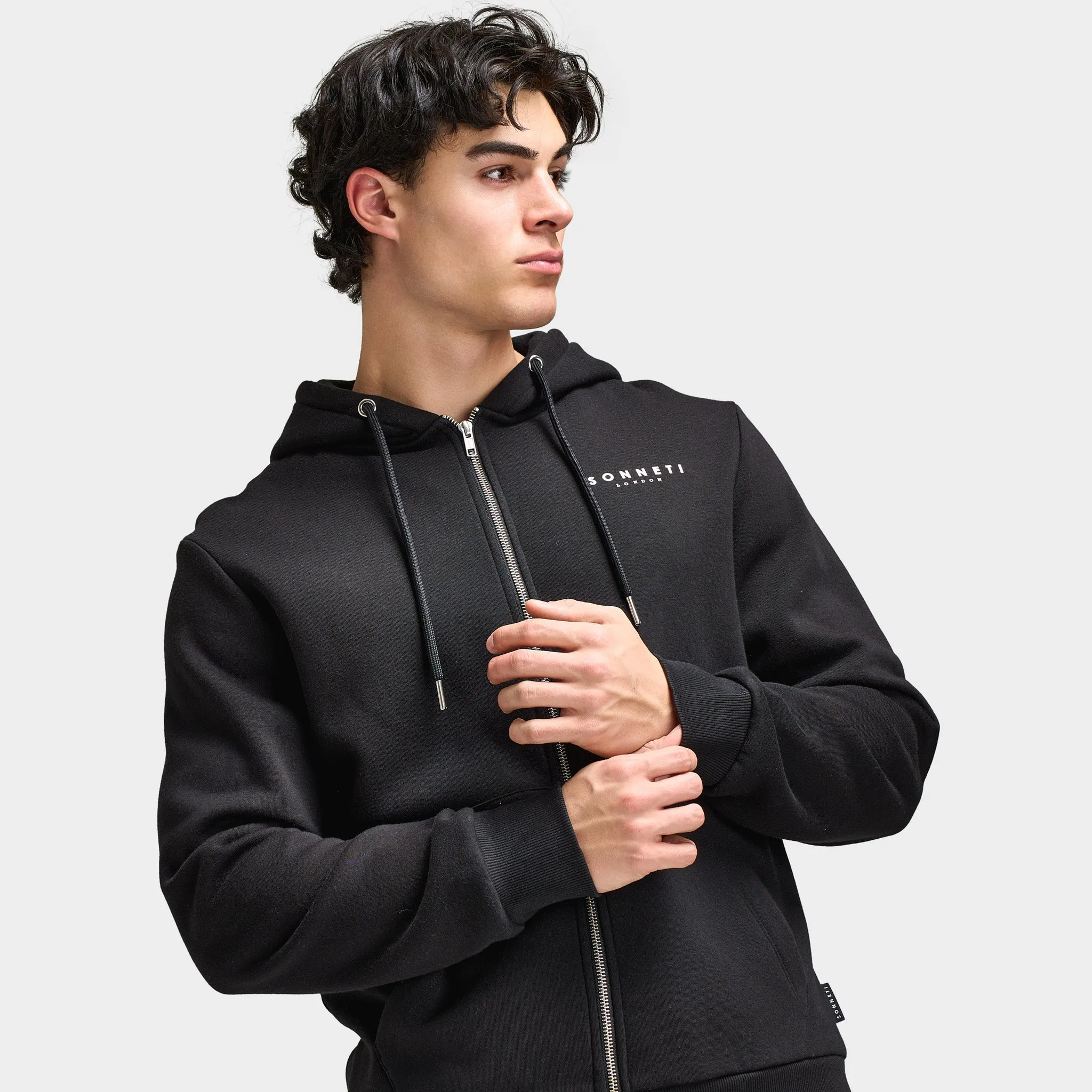 Sonneti London Full Zip Hoodie / Black sold by JD Sports product image thumbnail 3