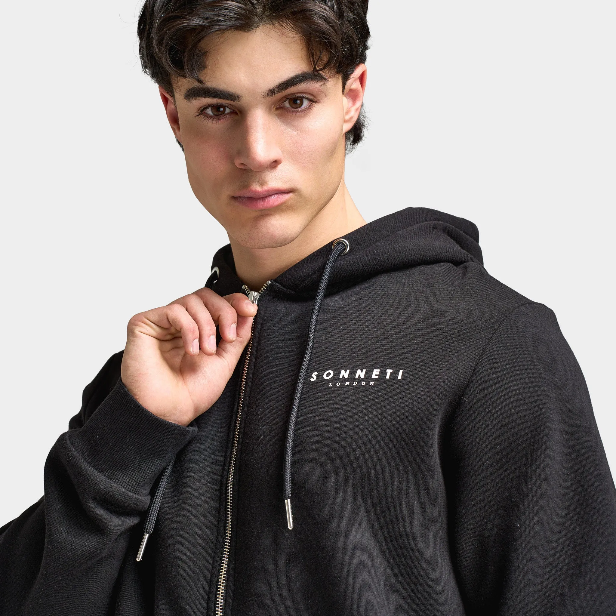 Sonneti London Full Zip Hoodie / Black sold by JD Sports product image thumbnail 4