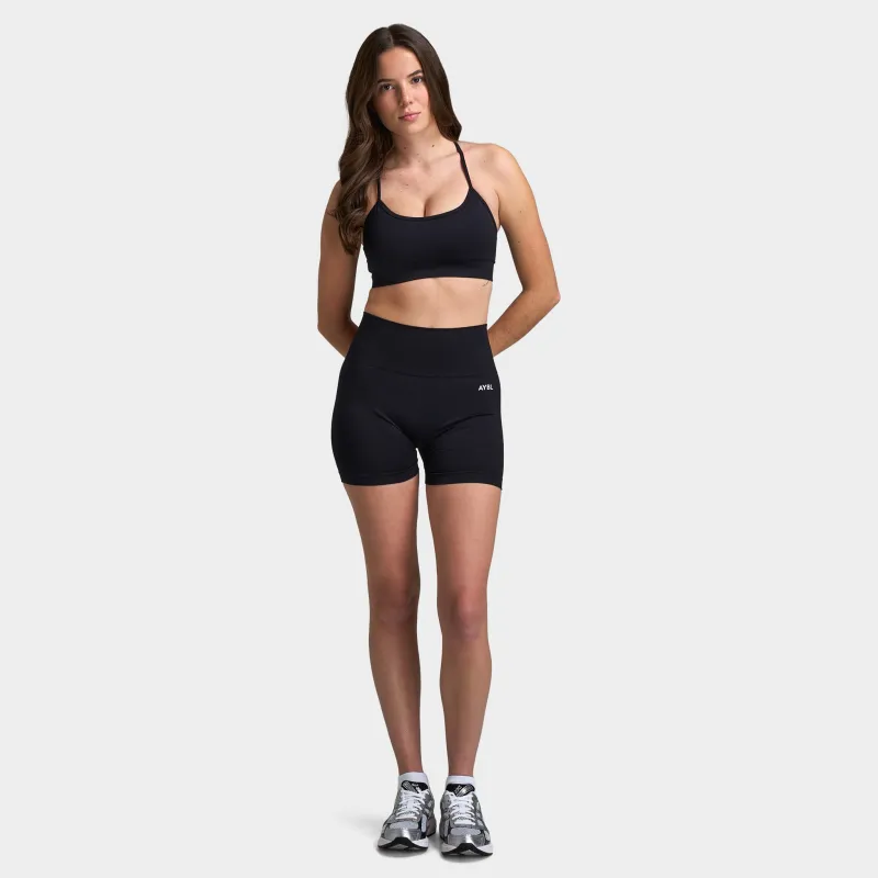 AYBL Women's Empower Seamless Sports Bra Black sold by JD Sports