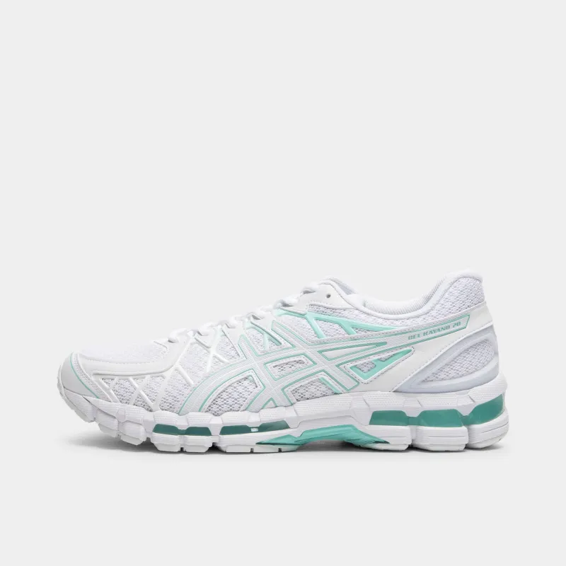 $JD ASICS Gel-Kayano 20 White / Illuminate Mint sold by JD Sports