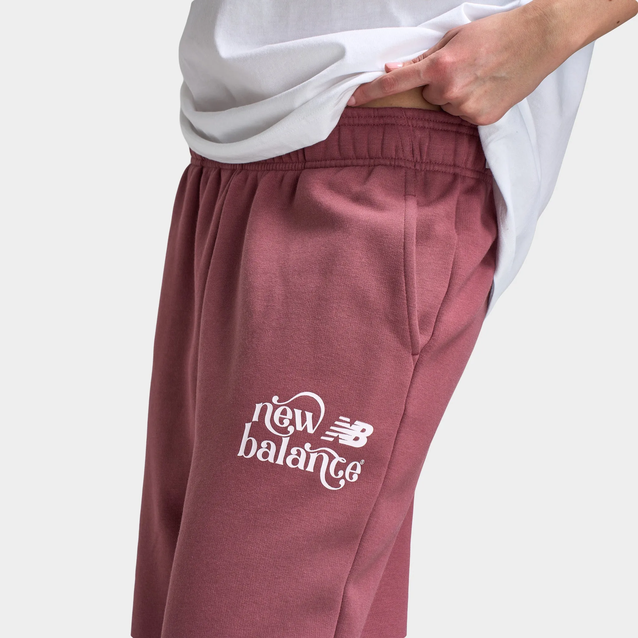 New Balance Women's Script Graphic Cuffed Jogger / Red sold by JD Sports product image thumbnail 3