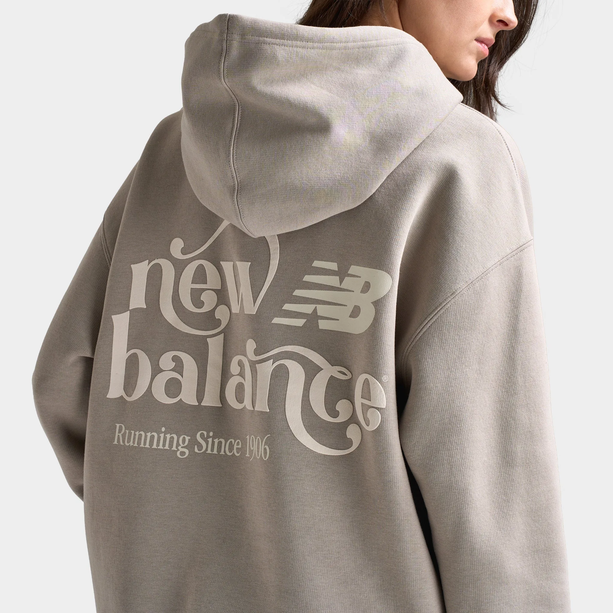 New Balance Women's Script Graphic Hoodie / Brown sold by JD Sports product image thumbnail 4