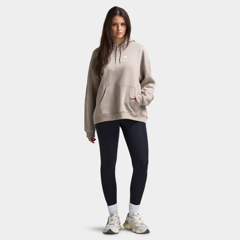 New Balance Women's Script Graphic Hoodie / Brown sold by JD Sports