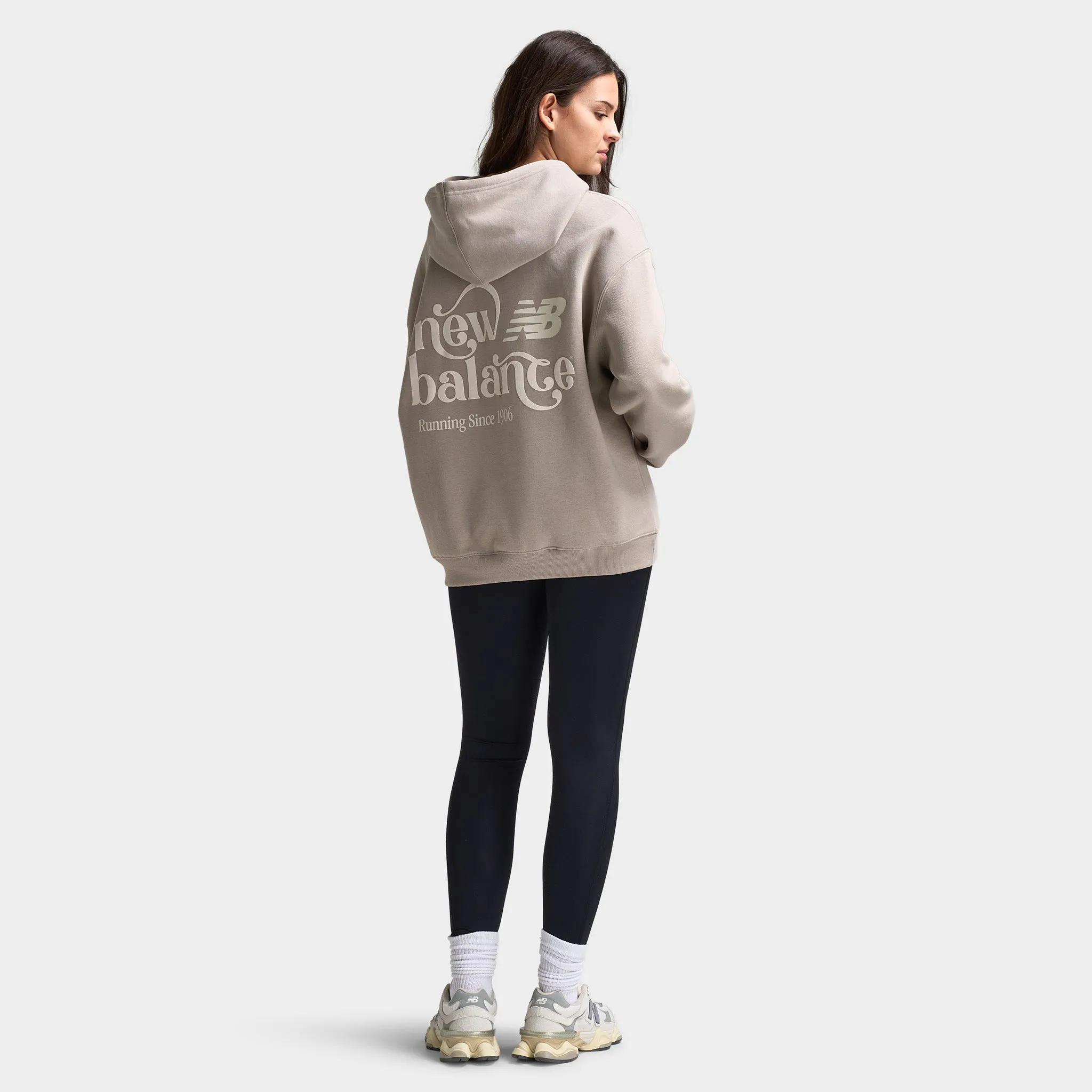 New Balance Women's Script Graphic Hoodie / Brown sold by JD Sports product image thumbnail 2