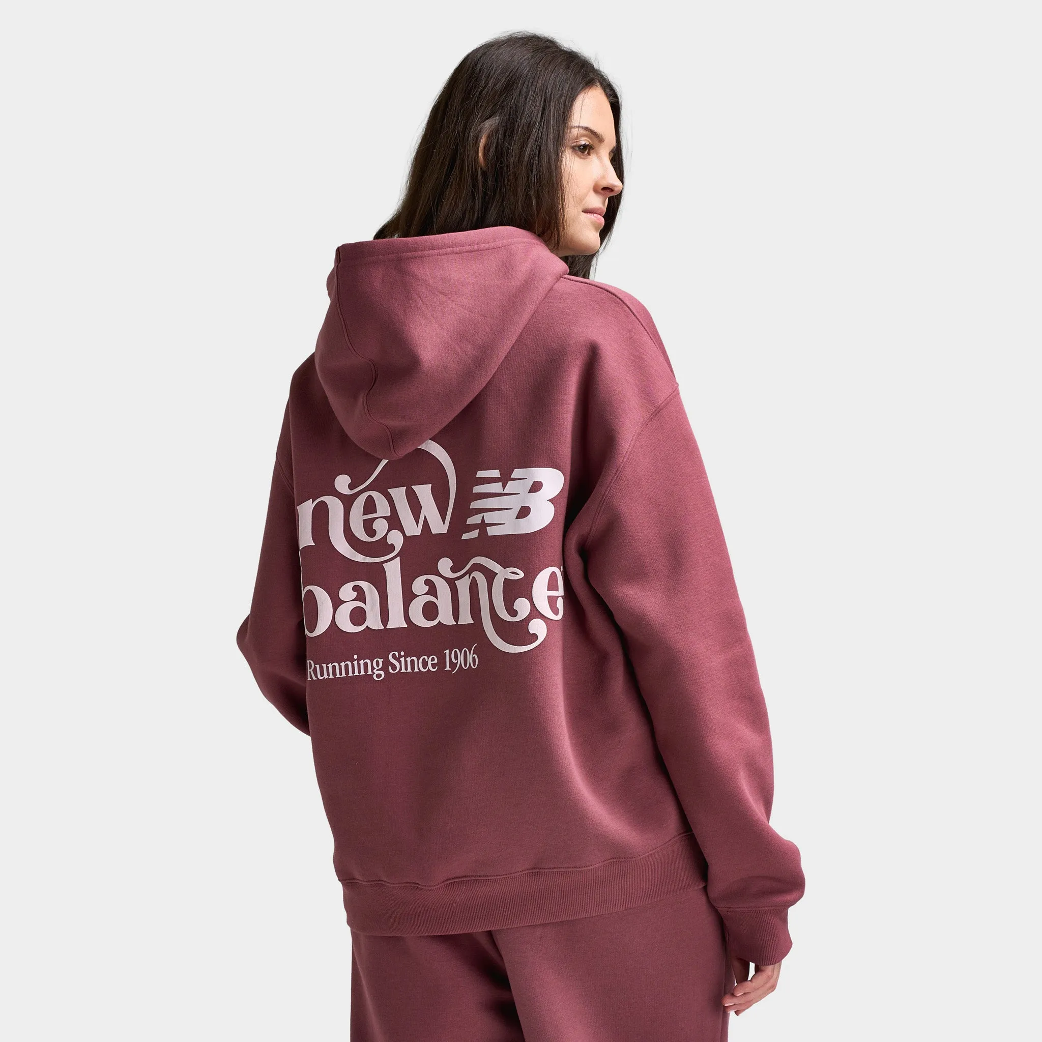 New Balance Women's Script Graphic Hoodie / Red sold by JD Sports product image thumbnail 2