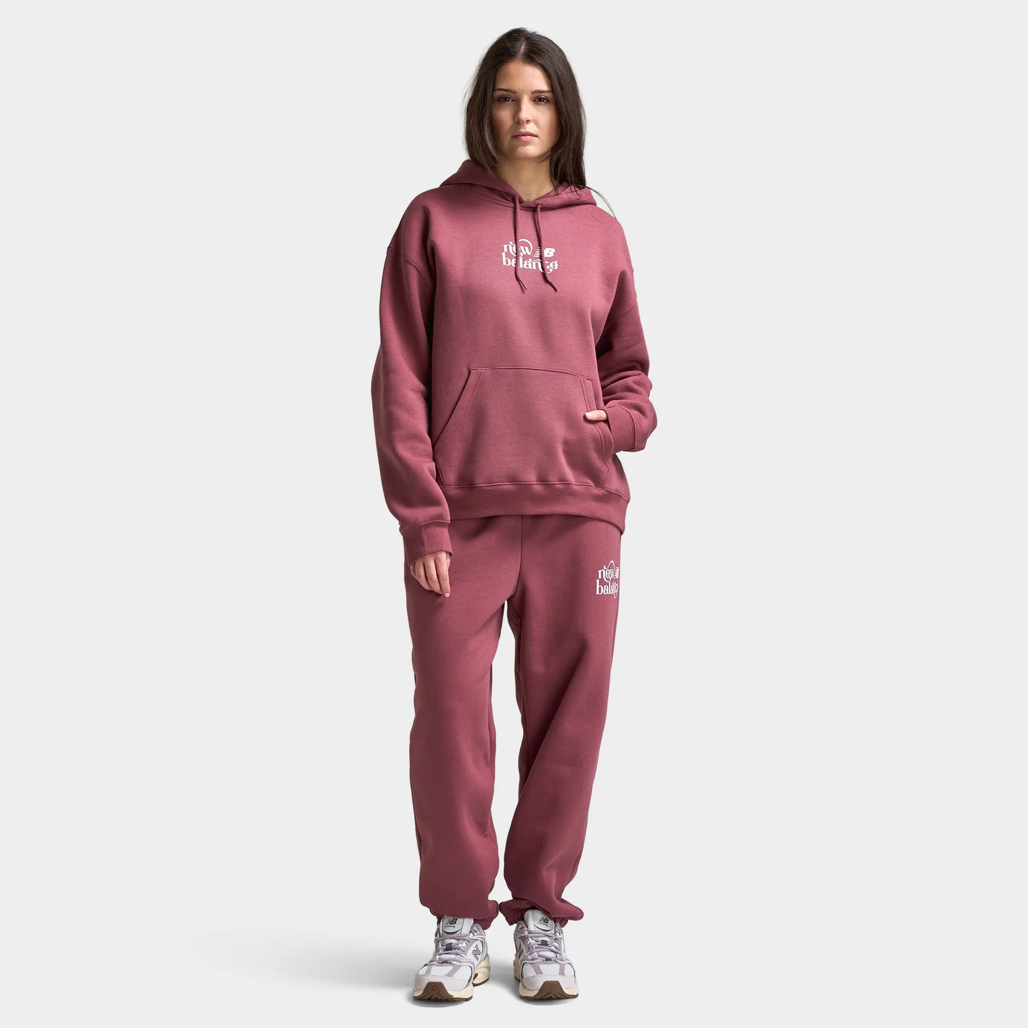 New Balance Women's Script Graphic Hoodie / Red sold by JD Sports product image thumbnail 5