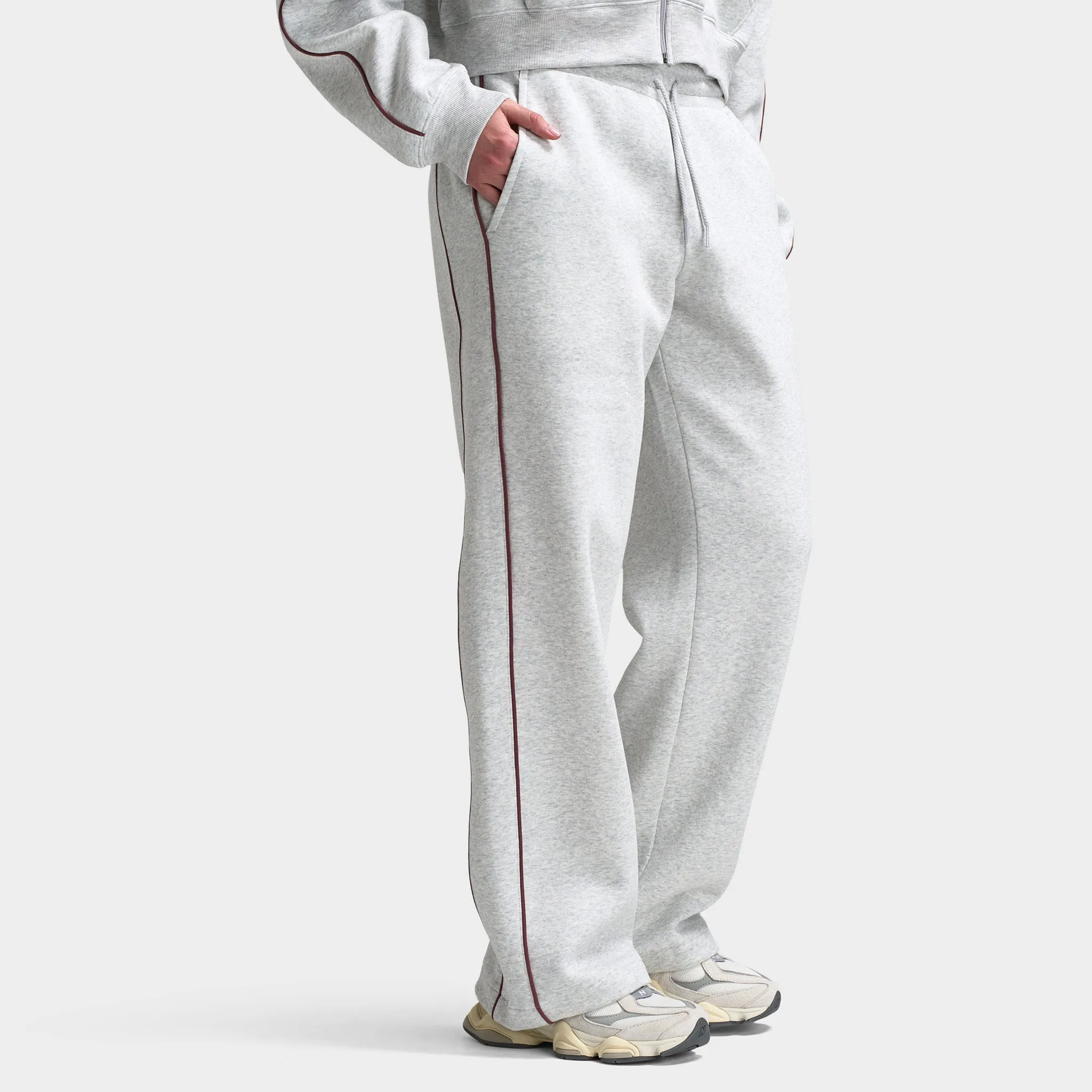 New Balance Women's Piping Straight Leg Pants / Grey sold by JD Sports product image thumbnail 5