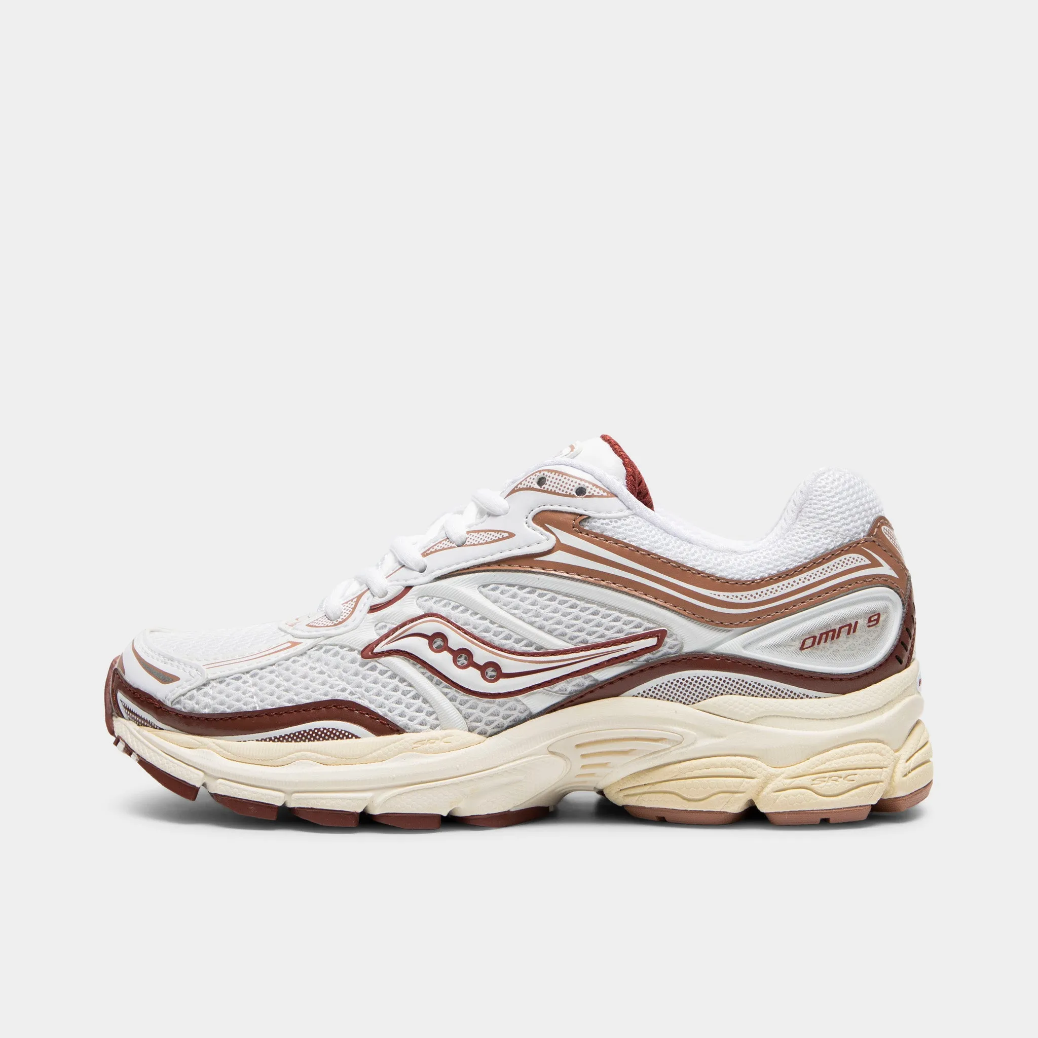 Saucony Women's Progrid Omni 9 White / Cinnamon sold by JD Sports