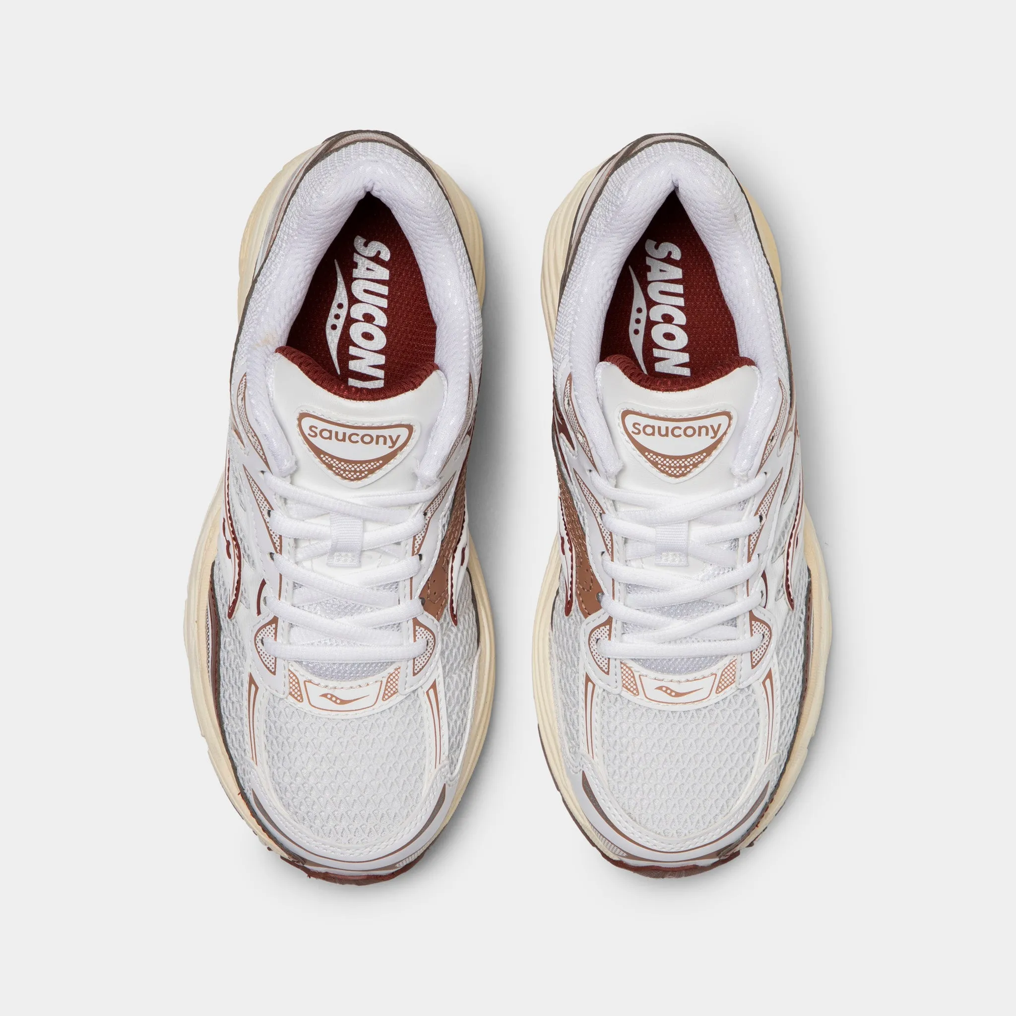 Saucony Women's Progrid Omni 9 White / Cinnamon sold by JD Sports product image thumbnail 5