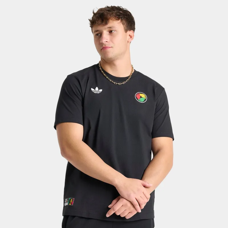 adidas Bob Marley Back Graphic Tee / Black made by Adidas