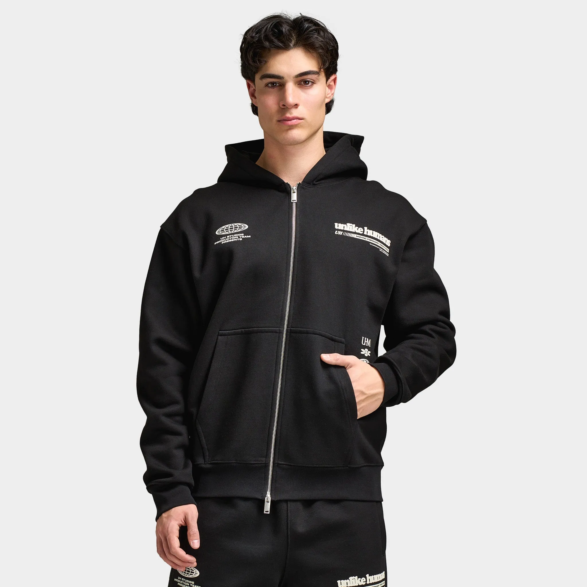 Unlike Humans Highgrade Hoodie Black / Black sold by JD Sports
