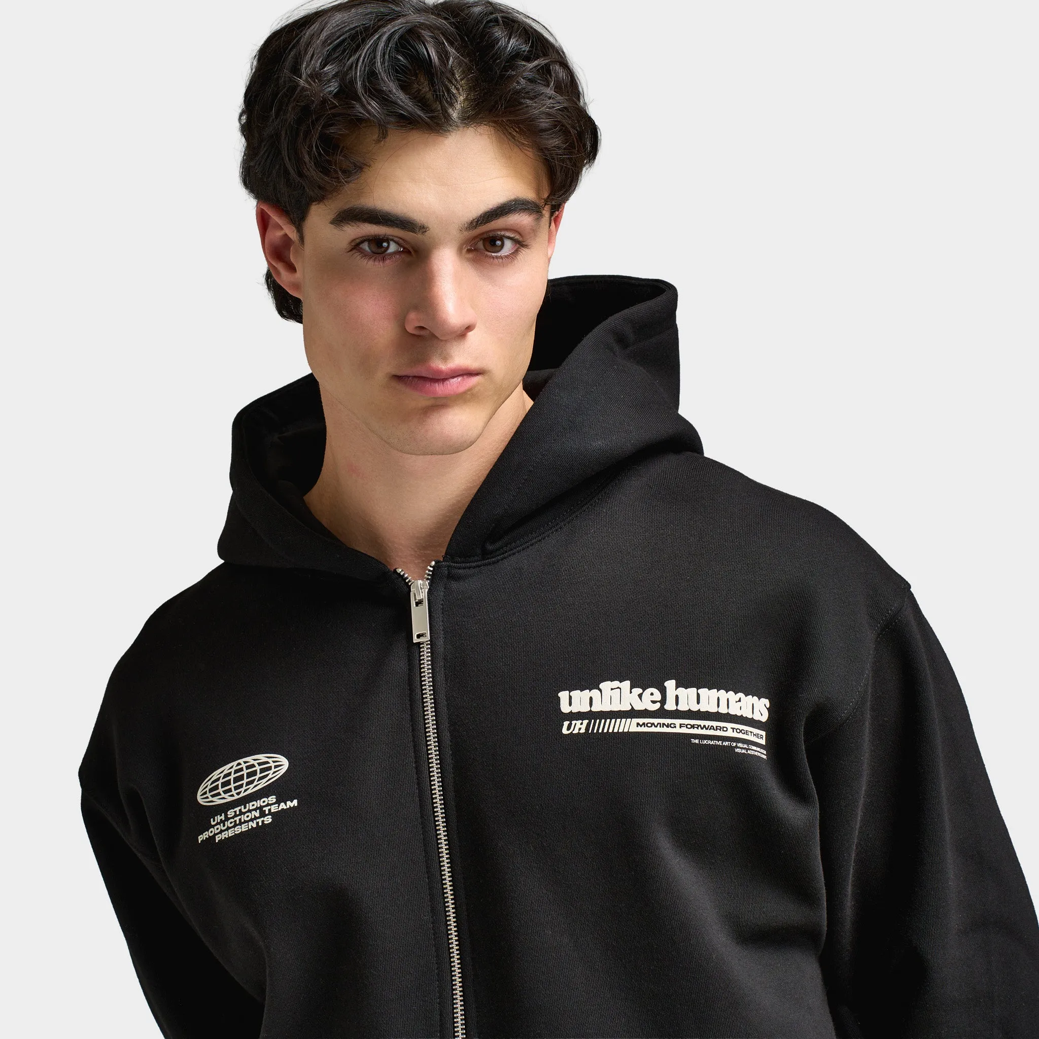 Unlike Humans Highgrade Hoodie Black / Black sold by JD Sports product image thumbnail 3