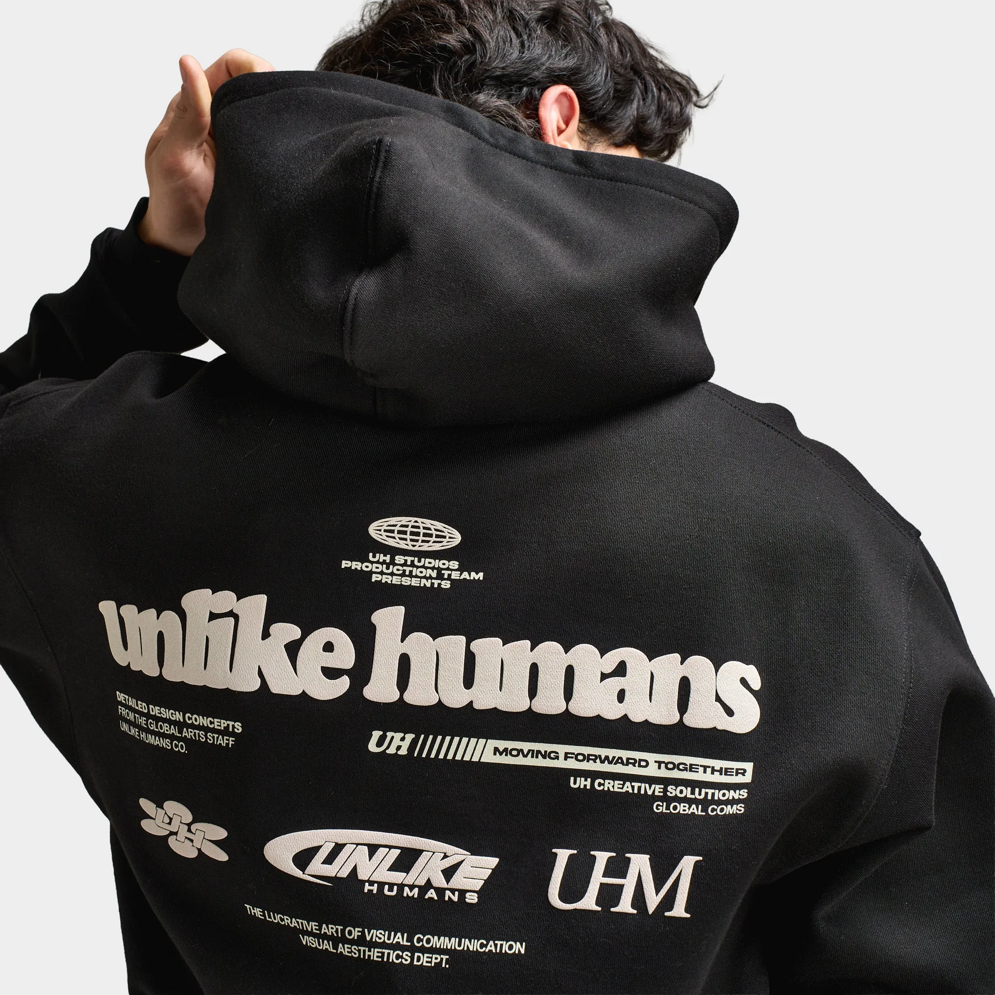 Unlike Humans Highgrade Hoodie Black / Black sold by JD Sports product image thumbnail 4
