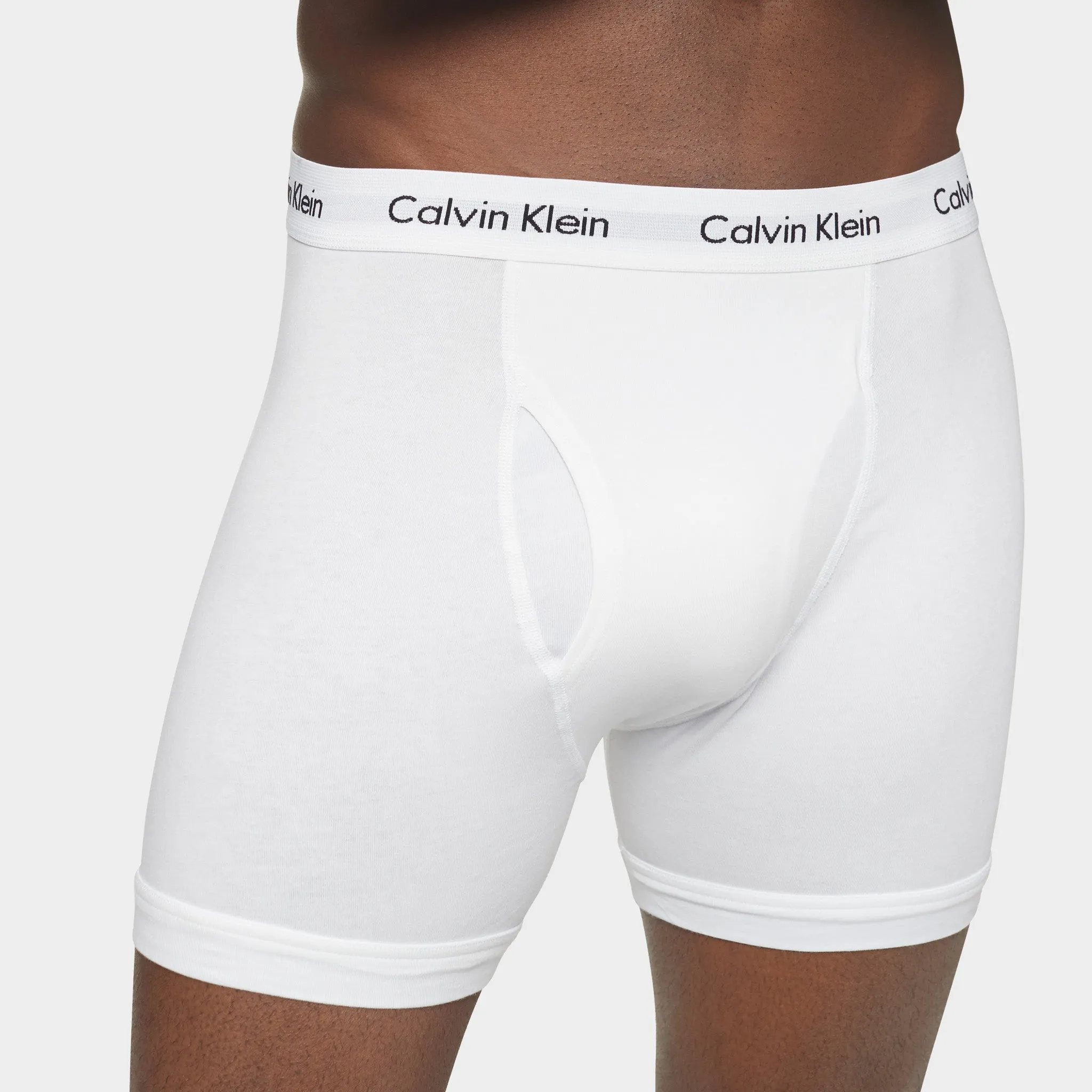 Calvin Klein Cotton Stretch Boxer Brief (3-Pack) / White sold by JD Sports product image thumbnail 3