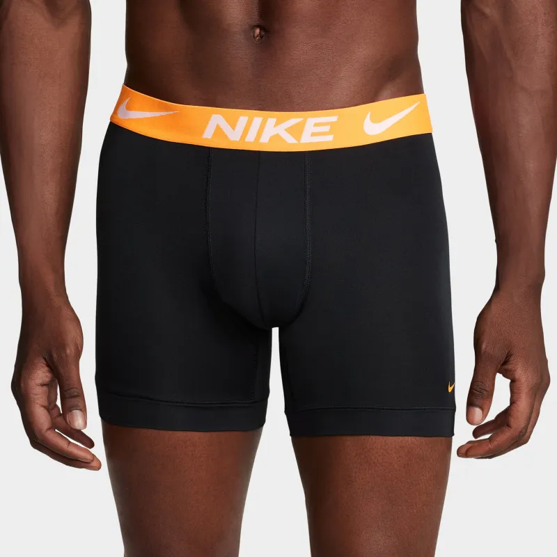 Nike Essential Microfiber Stretch Boxer Brief (3-Pack) Black / Multi sold by JD Sports