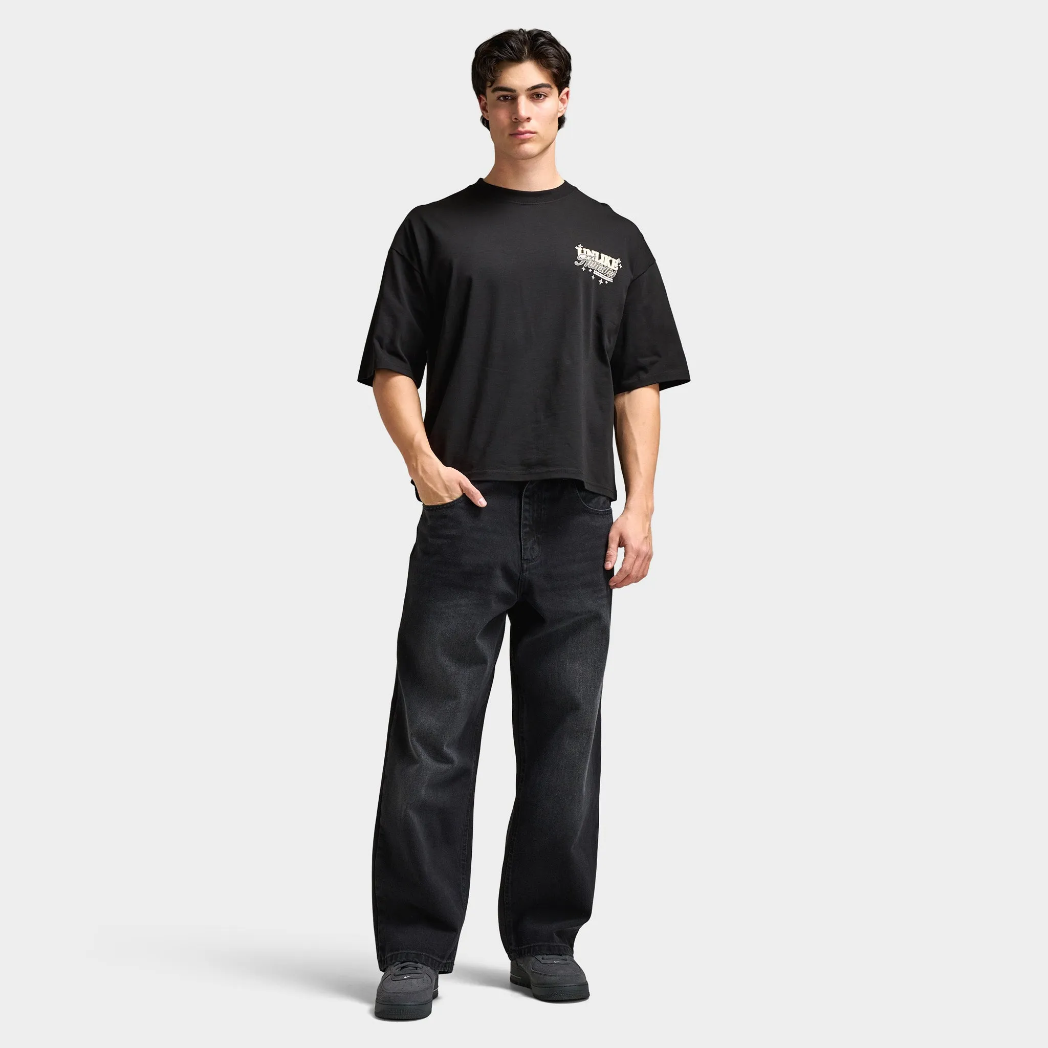 Unlike Humans Steel Graphic T-Shirt / Black sold by JD Sports