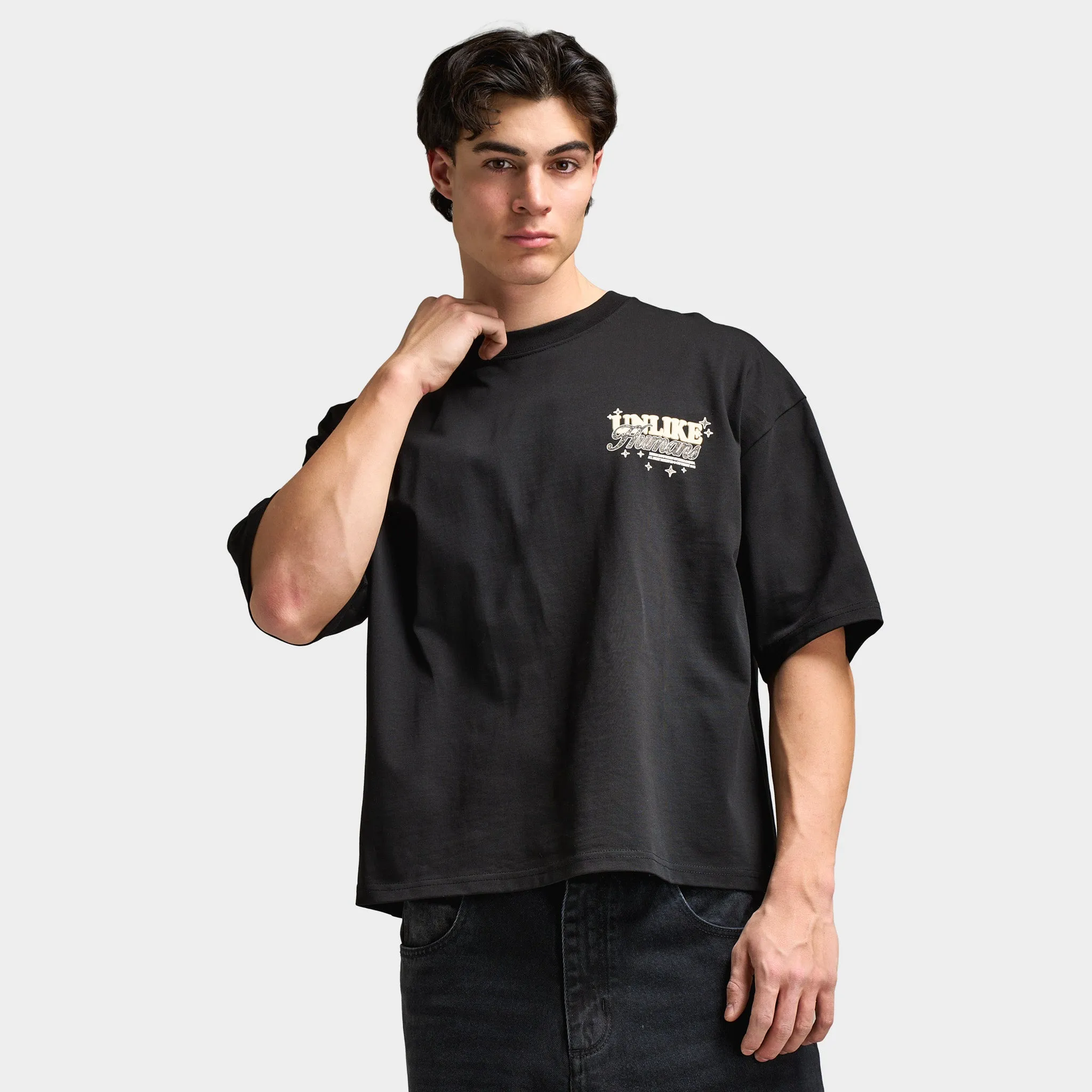 Unlike Humans Steel Graphic T-Shirt / Black sold by JD Sports product image thumbnail 5
