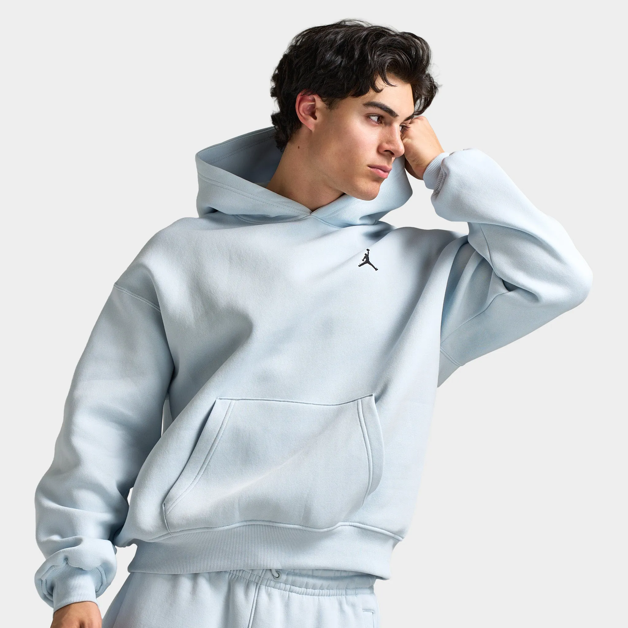 Jordan Brooklyn Fleece Oversized Hoodie / Aura sold by JD Sports product image thumbnail 5