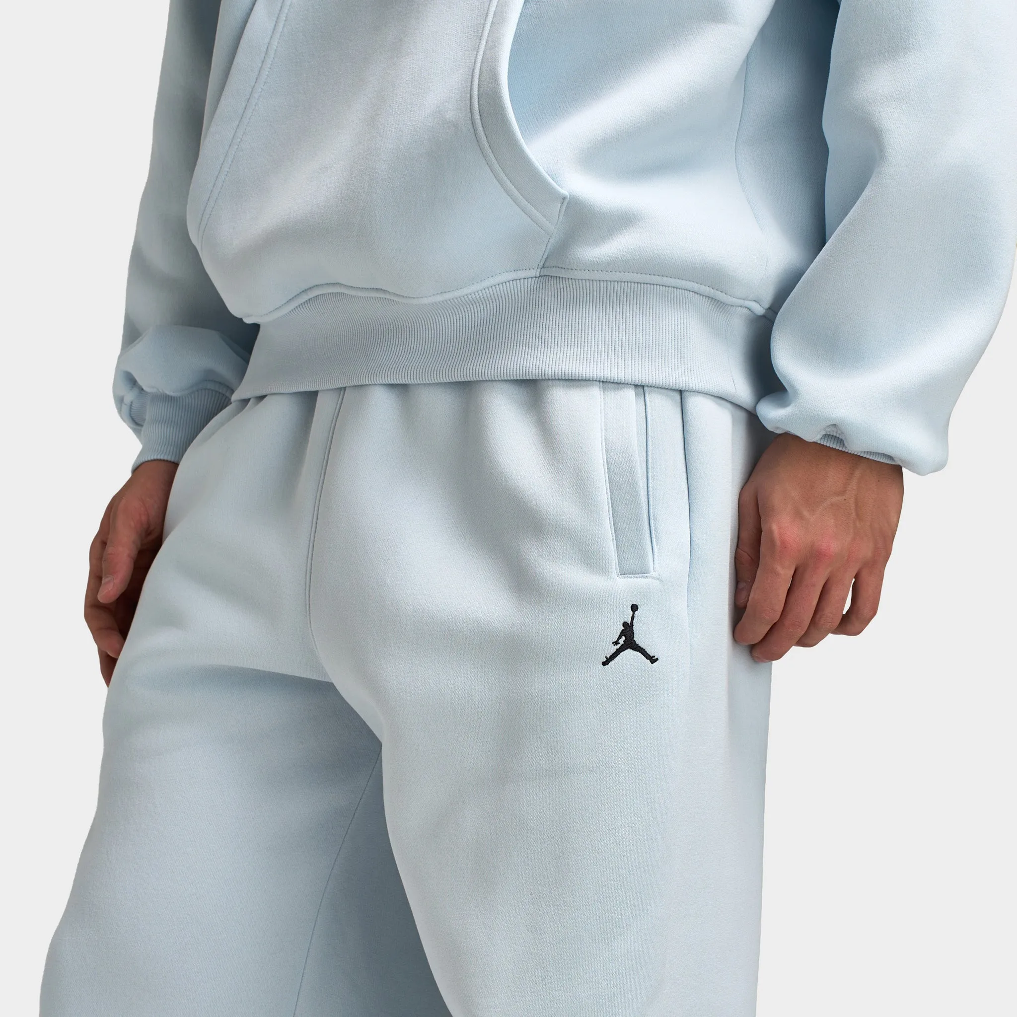 Jordan Brooklyn Fleece Oversized Open Hem Pants / Aura sold by JD Sports product image thumbnail 5