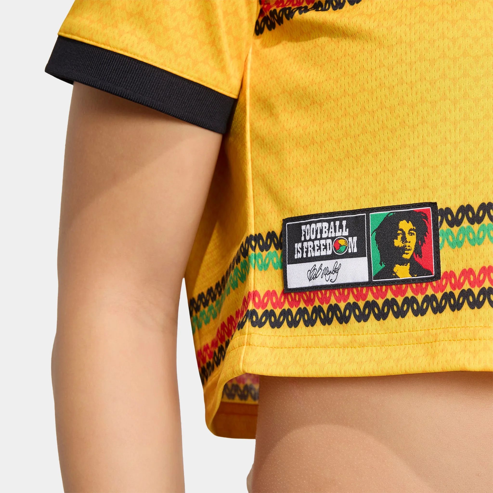 adidas Women's Jamaica Jersey Cropped / Yellow sold by JD Sports product image thumbnail 3