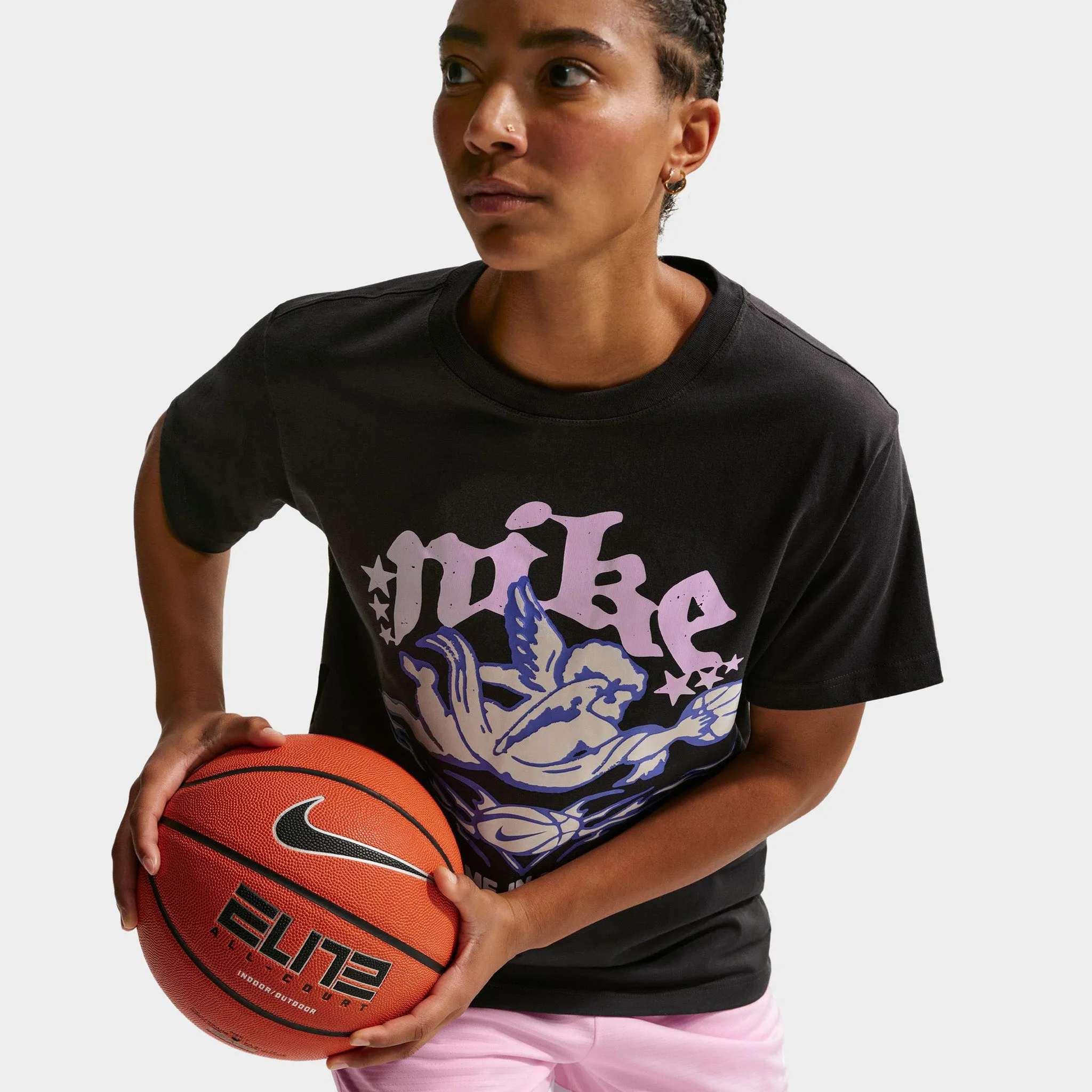 Nike Sportswear Women's Crew Tee CB Ball / Off Noir sold by JD Sports product image thumbnail 4