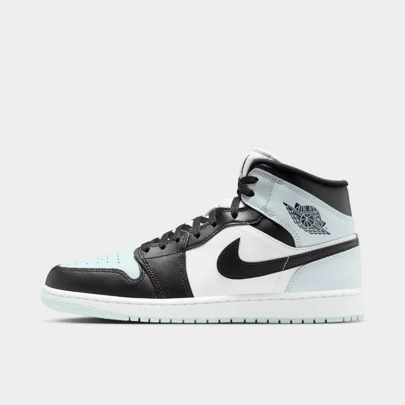 Jordan 1 Mid Black / Squadron Blue made by Jordan