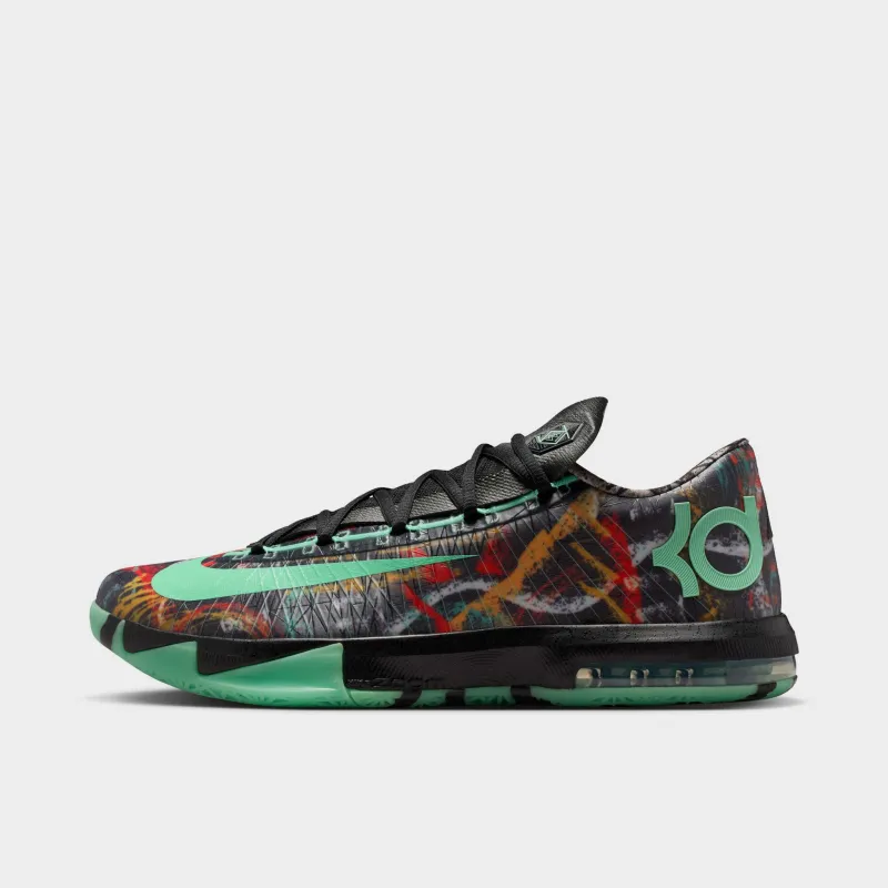 Nike KD VI Multicolor / Green Glow - Black sold by JD Sports