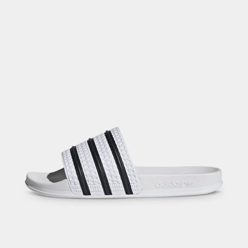 adidas Adilette  Ftw White / Core Black - White sold by JD Sports