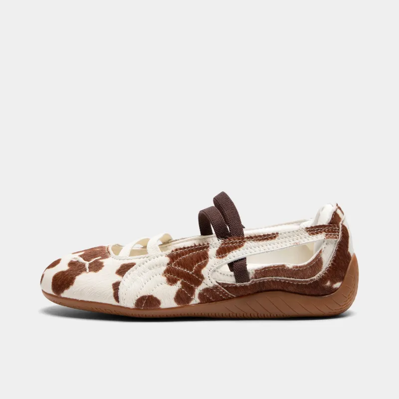 PUMA Women's Speedcat Ballet Cow Chocolate Brown / Gum sold by JD Sports