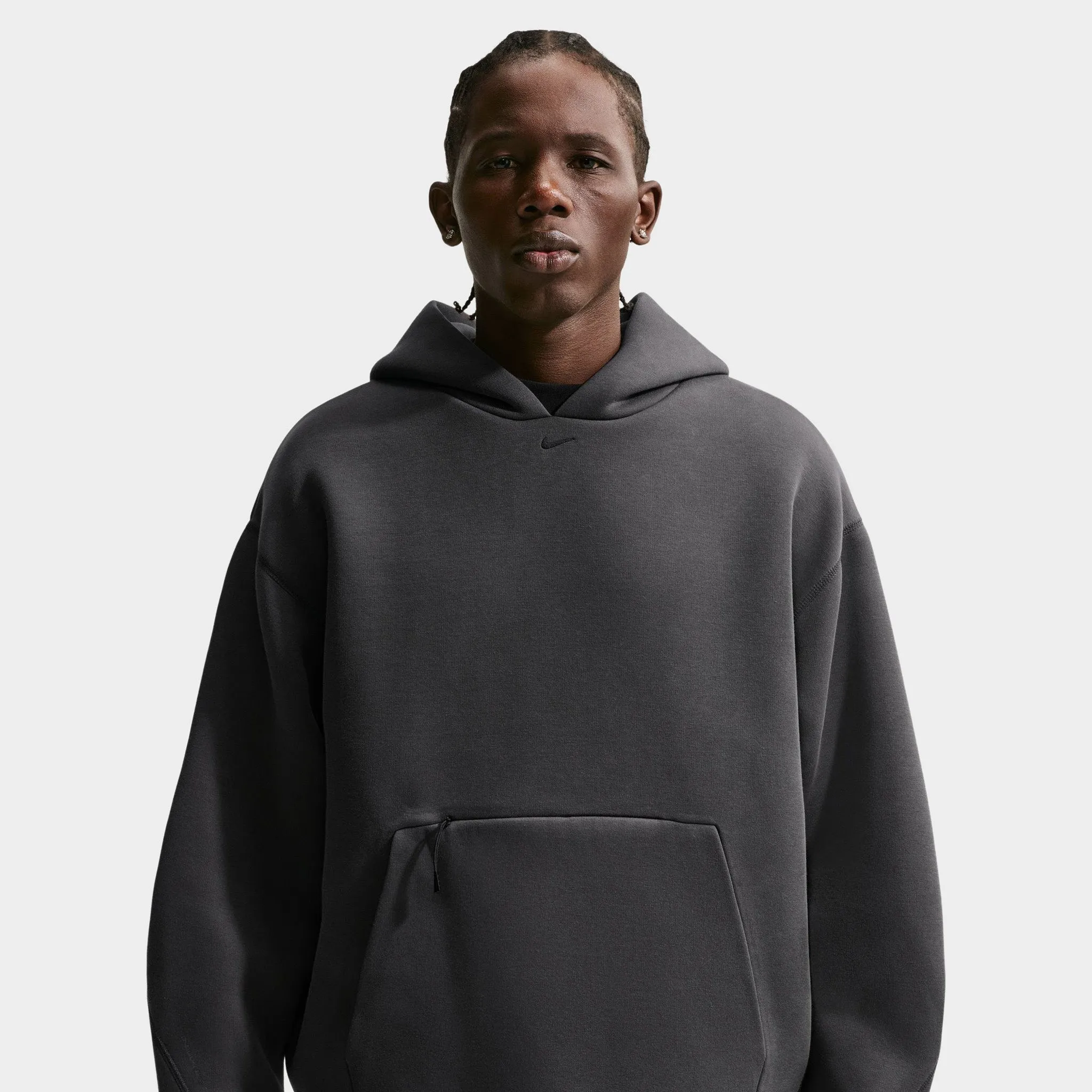 Nike Tech Ergonomic Pullover Hoodie Anthracite / Black sold by JD Sports product image thumbnail 2