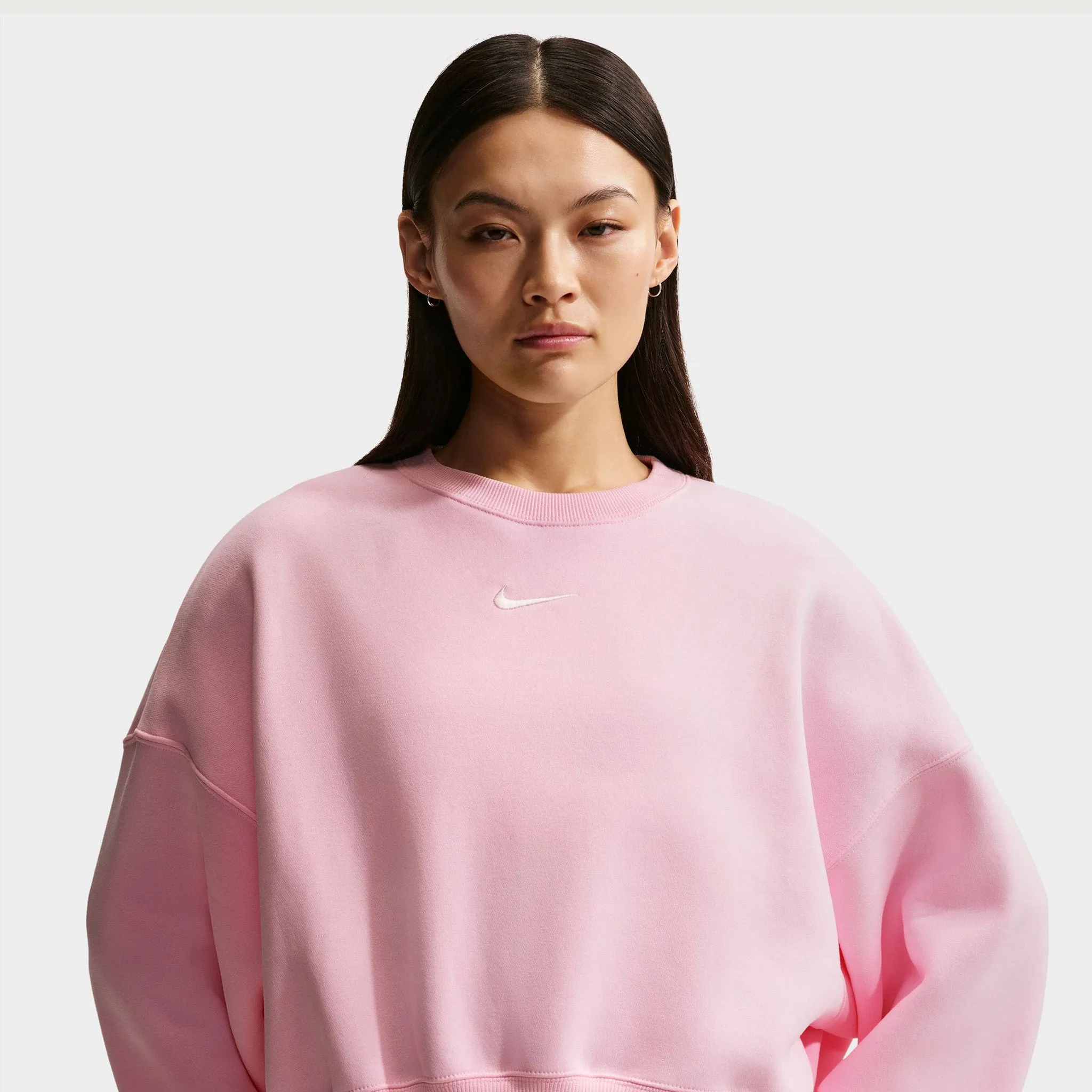 Nike Sportswear Women's Phoenix Fleece Oversized Crew / Pink Foam sold by JD Sports product image thumbnail 3