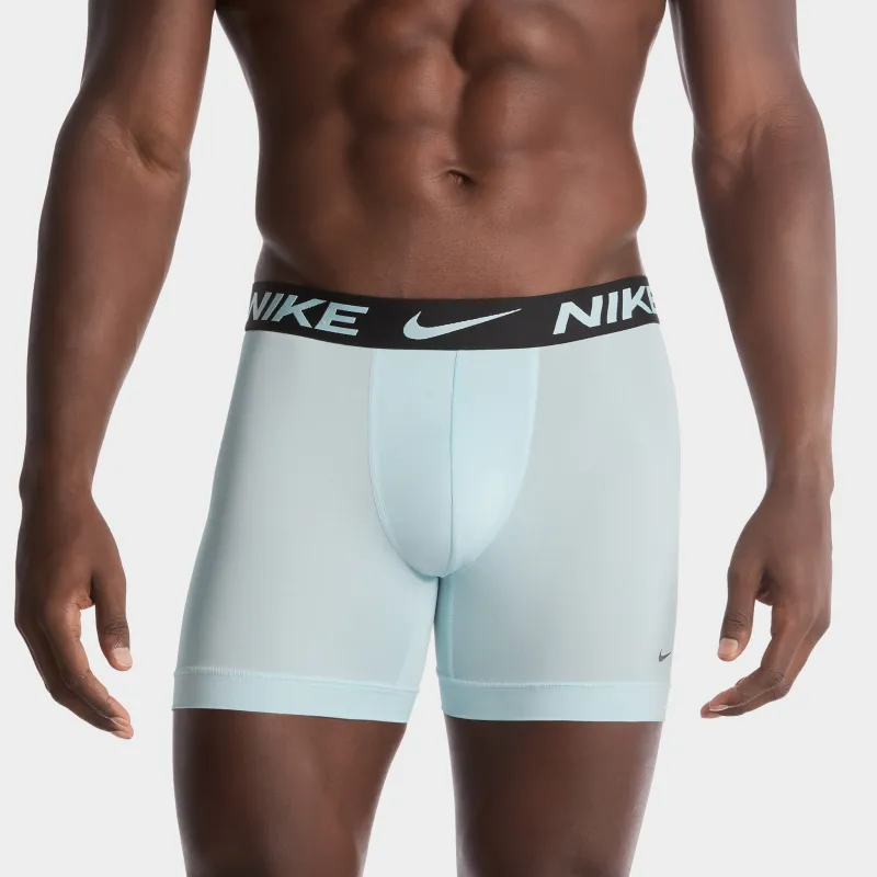 Nike Essential Microfiber Stretch Boxer Brief (3-Pack) / Blue sold by JD Sports