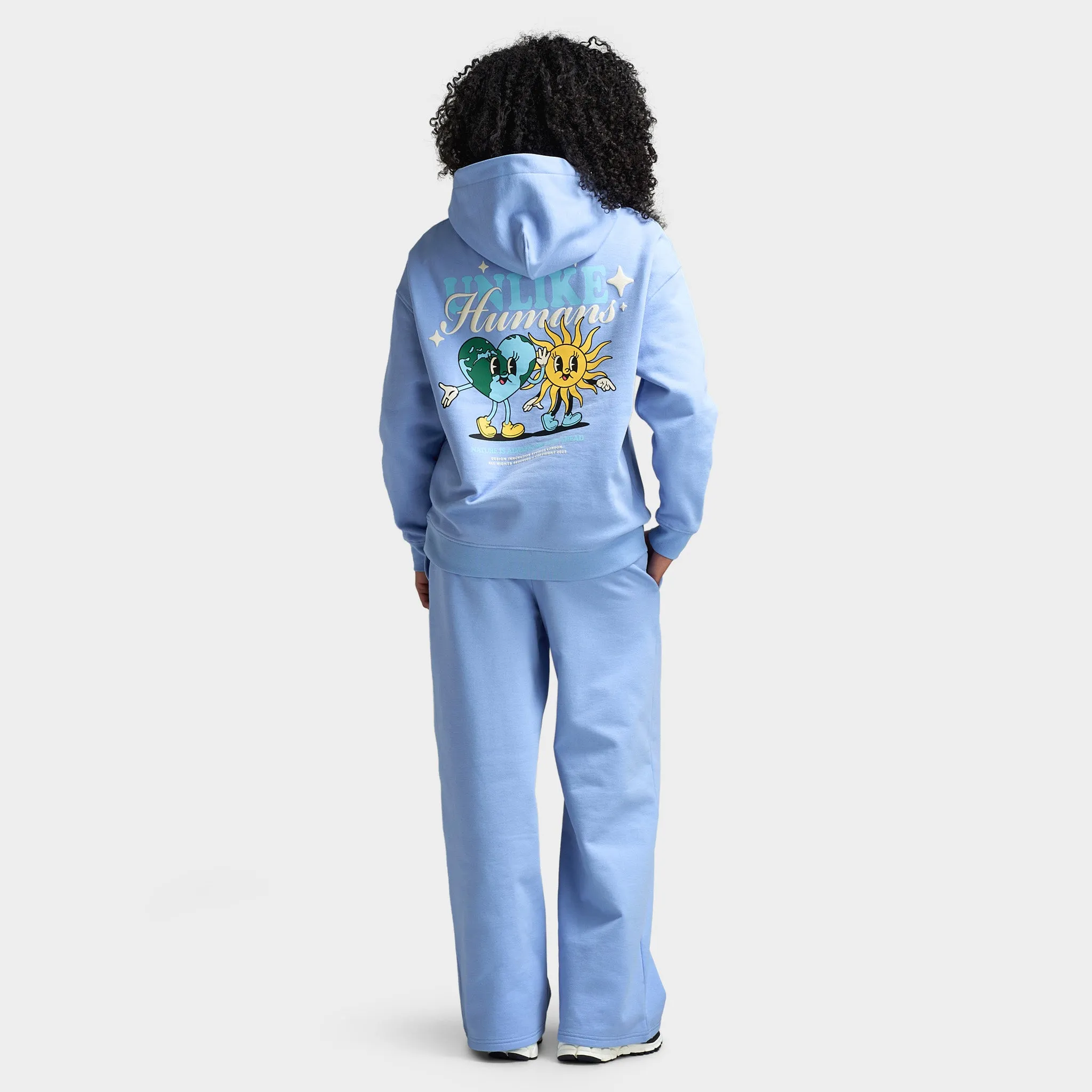 Unlike Humans Sun Hoodie / Blue sold by JD Sports product image thumbnail 5