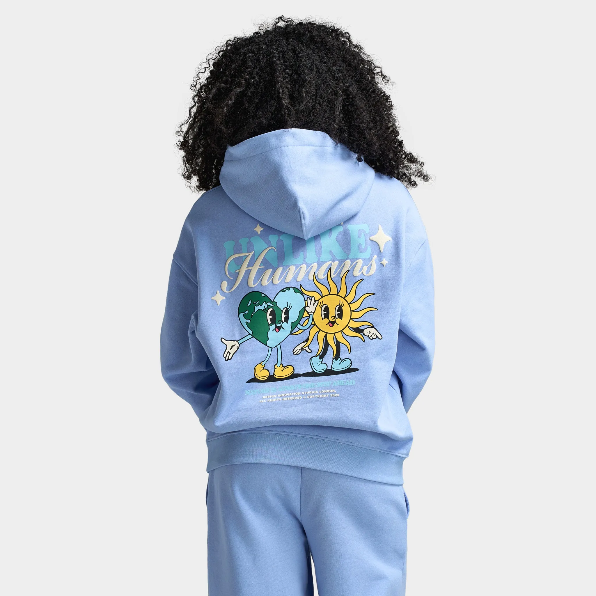 Unlike Humans Sun Hoodie / Blue sold by JD Sports product image thumbnail 2