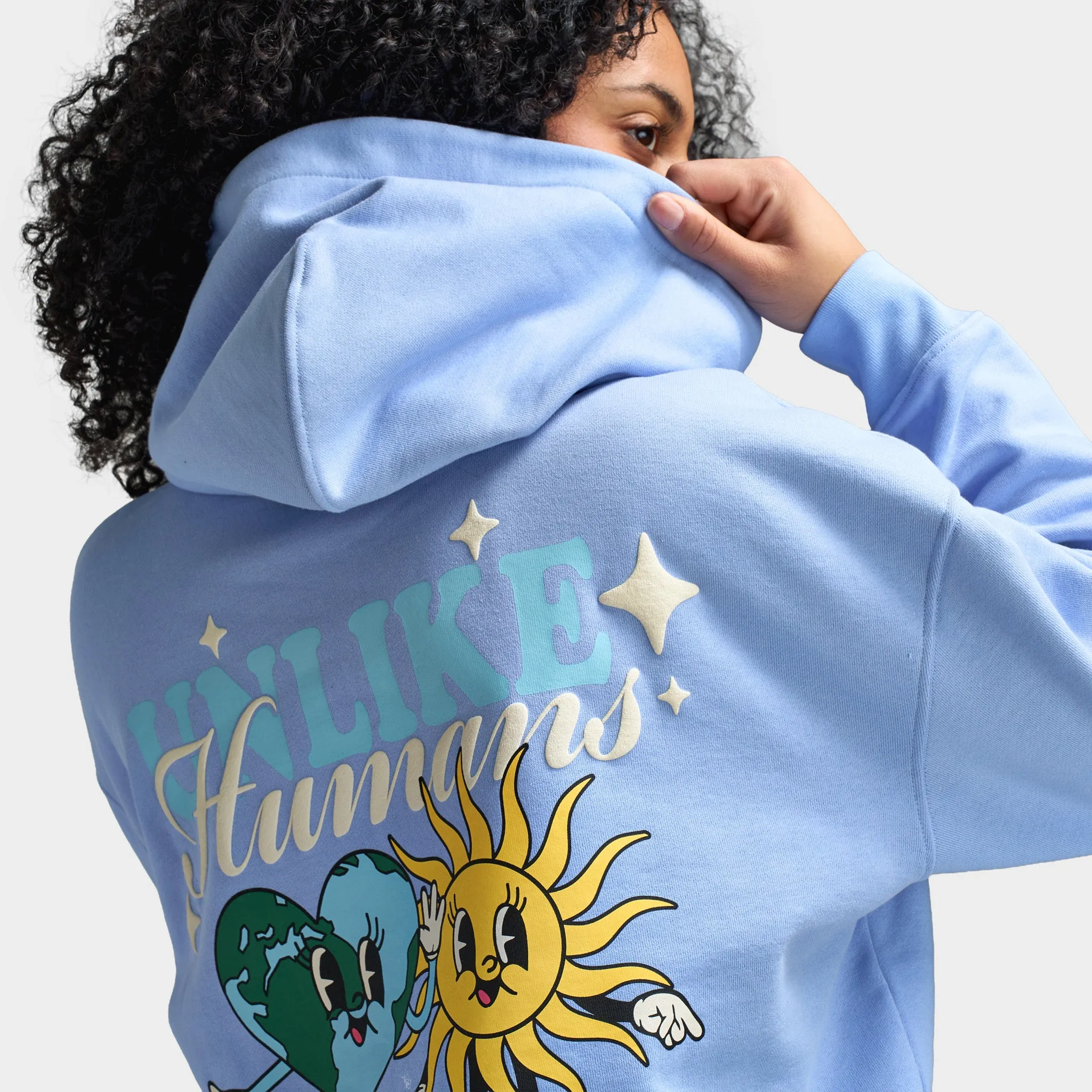 Unlike Humans Sun Hoodie / Blue sold by JD Sports product image thumbnail 4