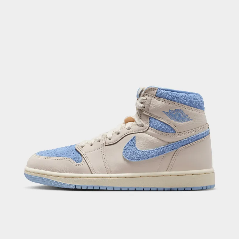 Jordan Women's 1 Retro High OG Pale Ivory / Psychic Blue - Coconut Milk made by Jordan