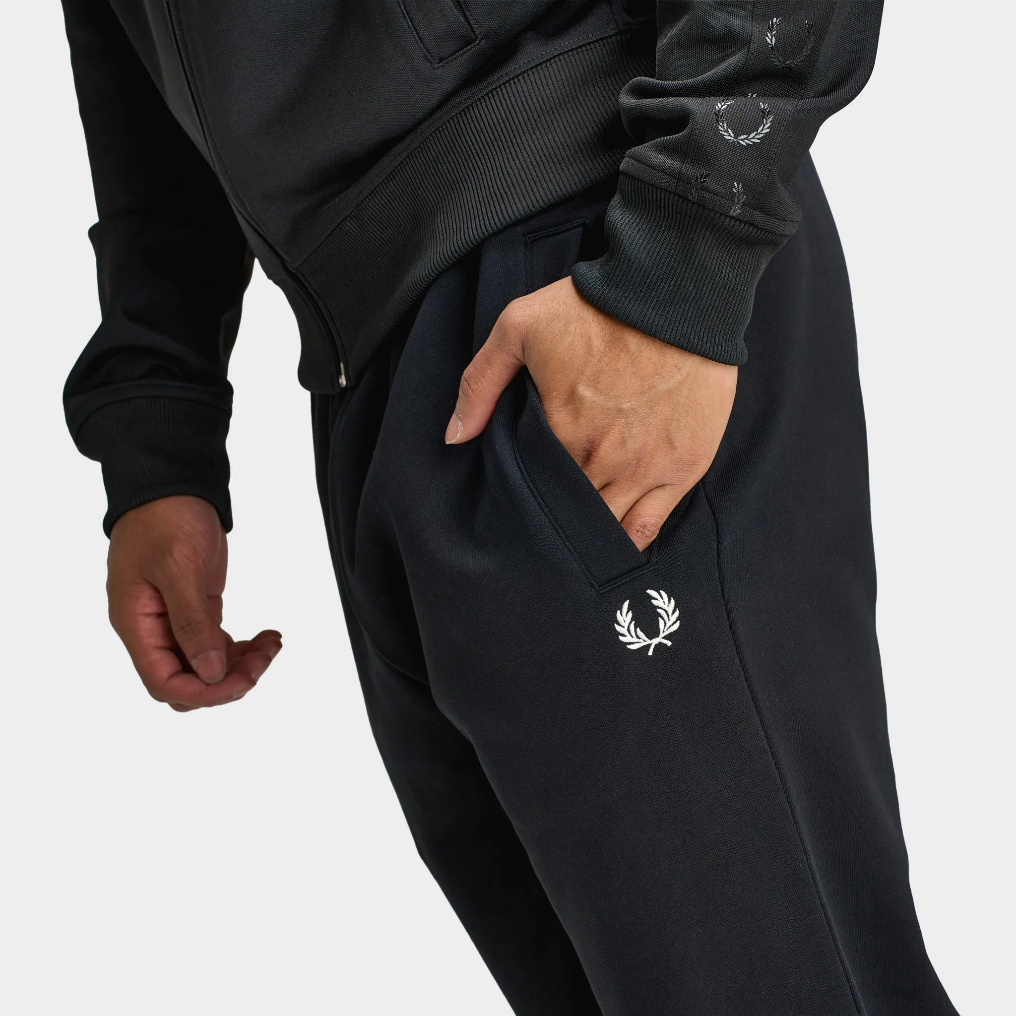 Fred Perry Loopback Sweatpant / Black sold by JD Sports product image thumbnail 3