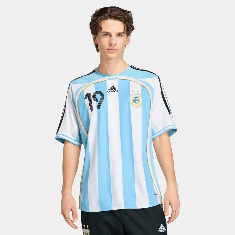 adidas Argentina Home Jersey 2006 Messi / White made by Adidas