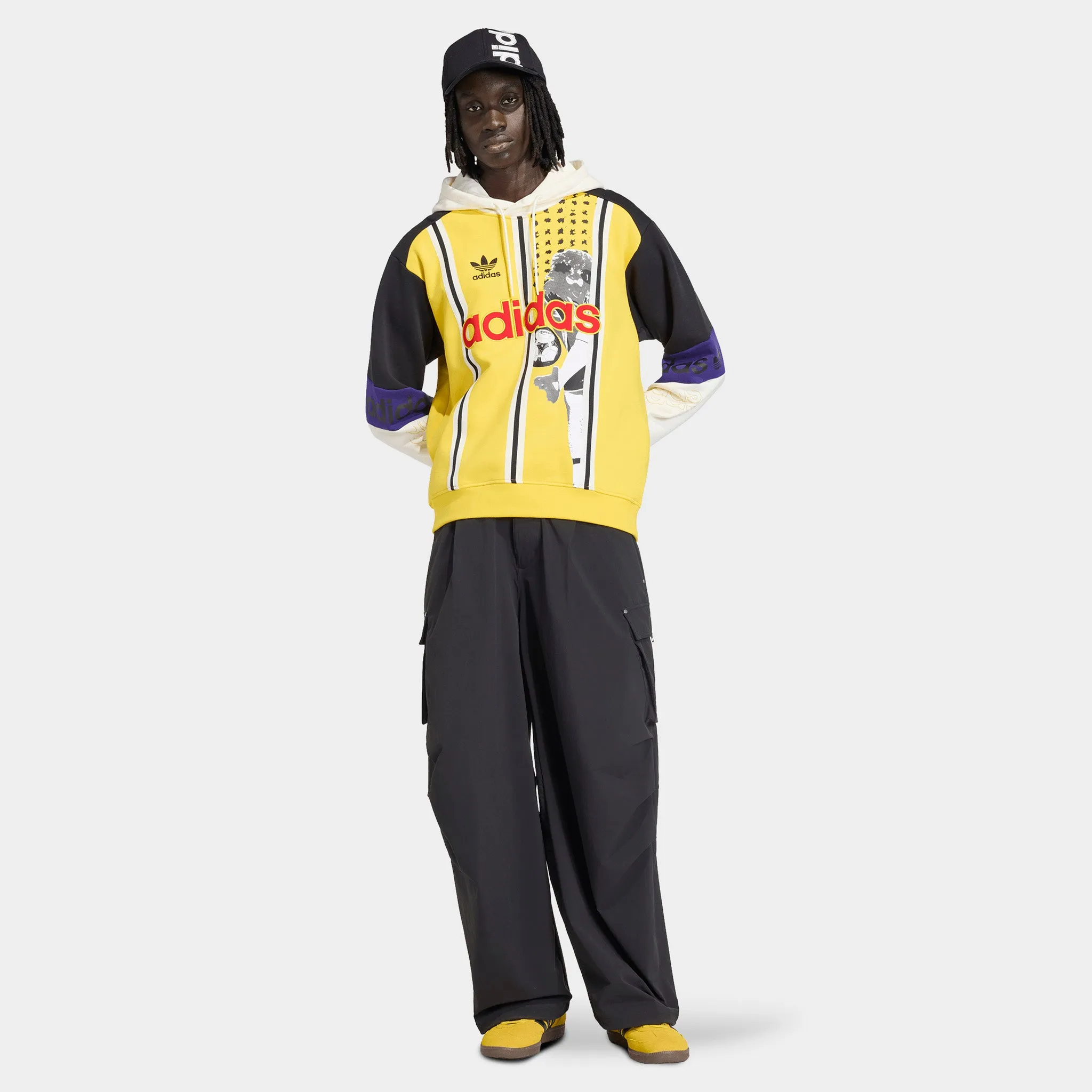 adidas Archive Football Graphic Hoodie / EQT Yellow sold by JD Sports product image thumbnail 5