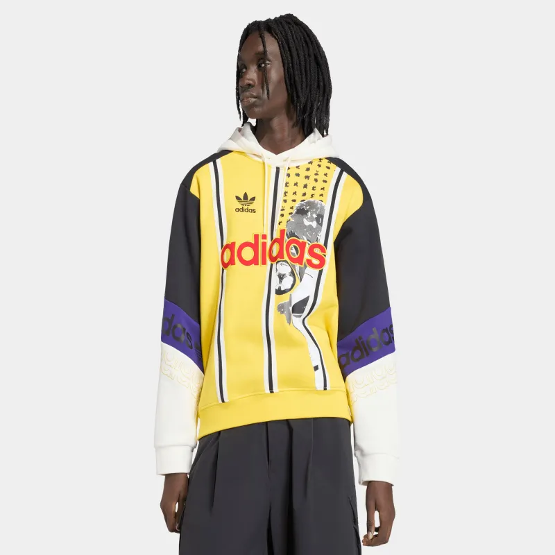 adidas Archive Football Graphic Hoodie / EQT Yellow made by Adidas