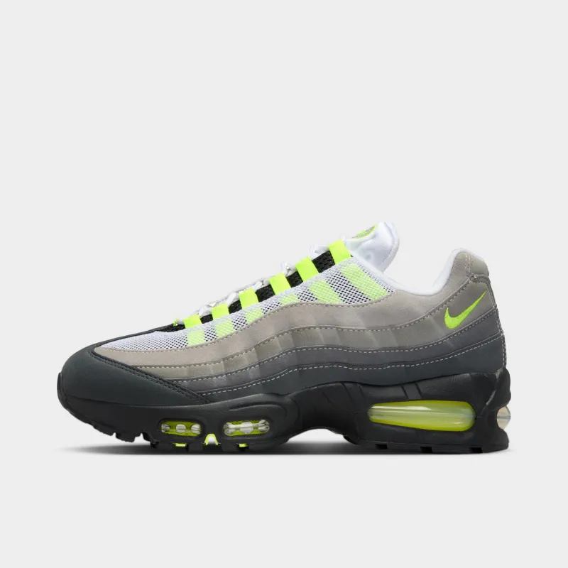 Nike Women's Air Max 95 OG Black / Neon Yellow - Anthracite made by Nike
