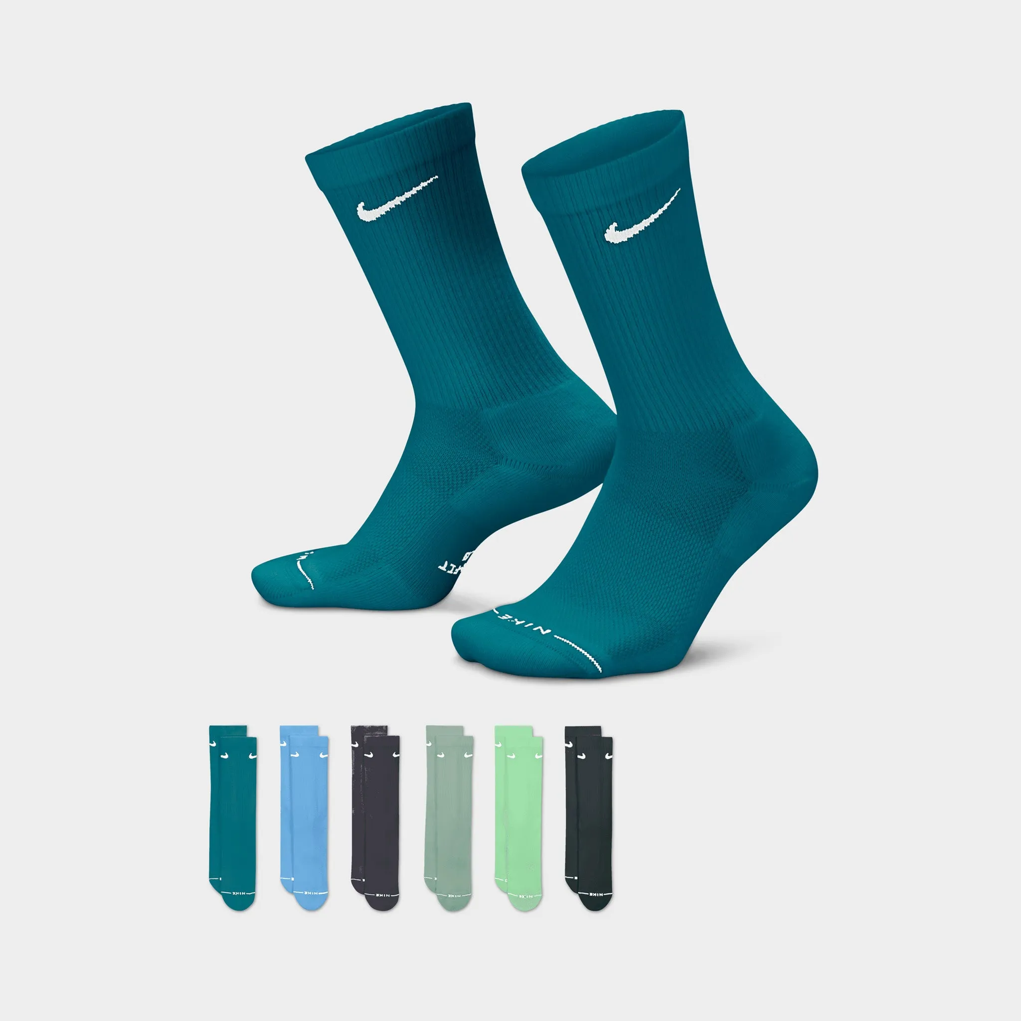 Nike Everyday Elevated Crew Socks (6 Pack) / Multi sold by JD Sports
