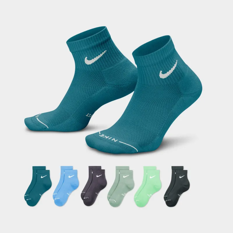 Nike Everyday Elevated Ankle Socks (6 Pack) / Multi sold by JD Sports