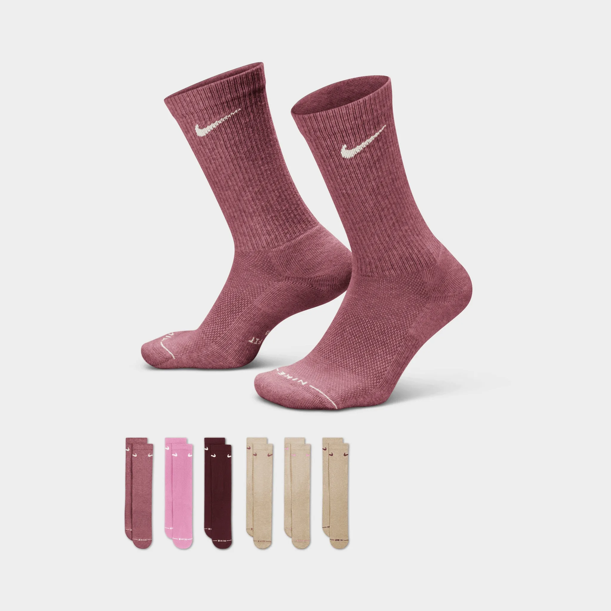 Nike Everyday Elevated Crew Socks (6 Pack) / Multi sold by JD Sports