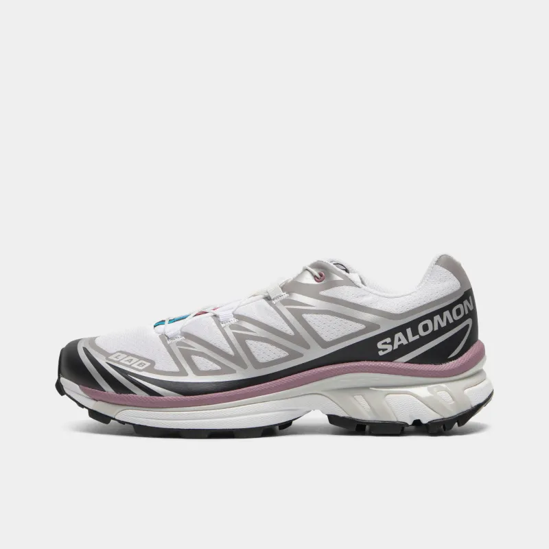 Salomon XT-6 White / Black - Dusky Orchid sold by JD Sports