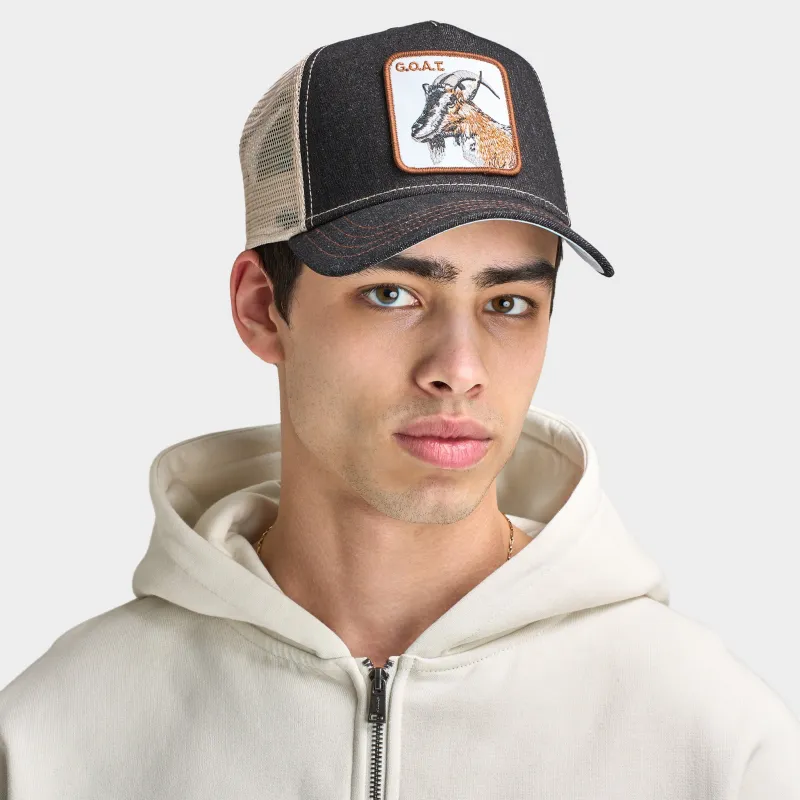 Goorin Bros Goat Denim Snapback / Dark Denim sold by JD Sports