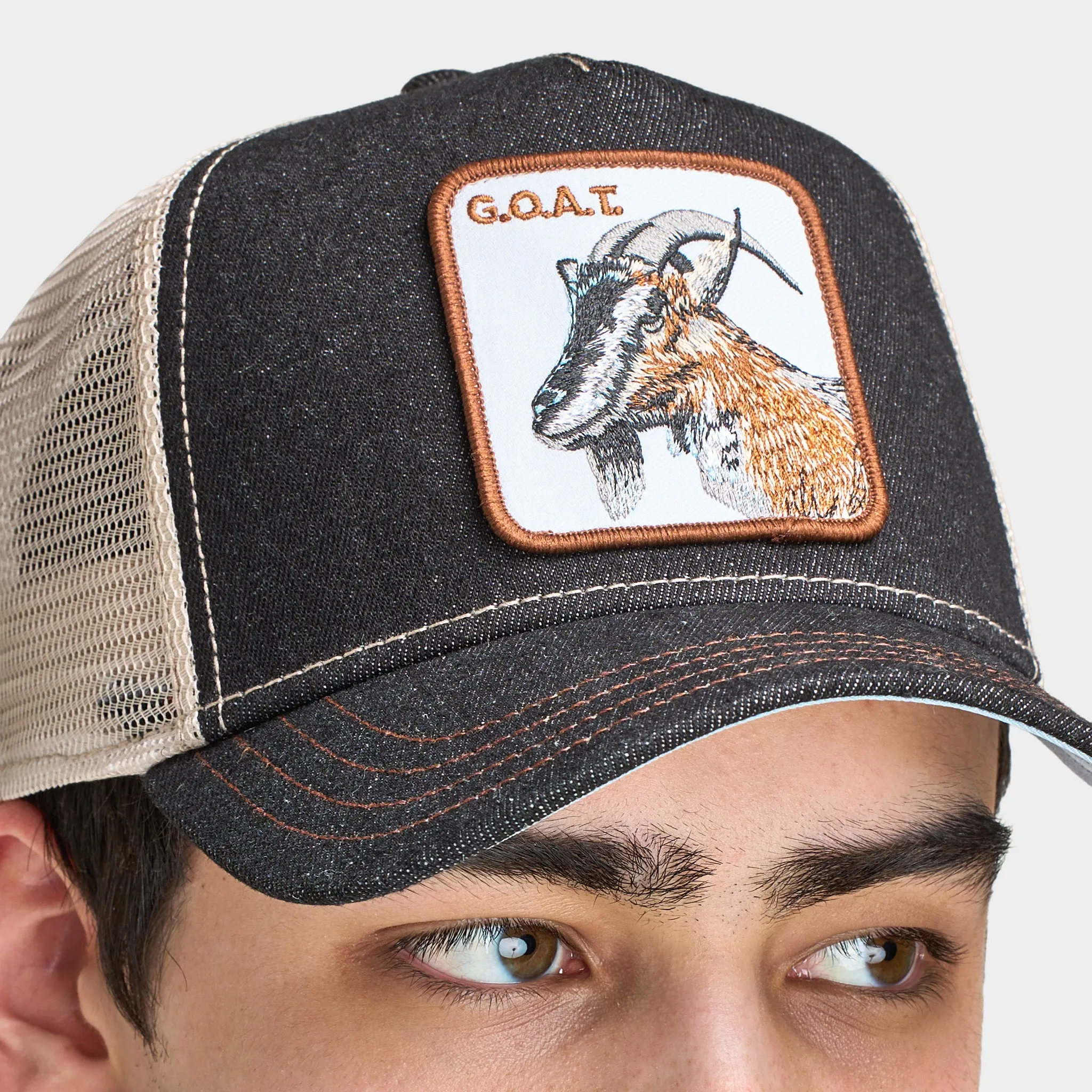 Goorin Bros Goat Denim Snapback / Dark Denim sold by JD Sports product image thumbnail 3