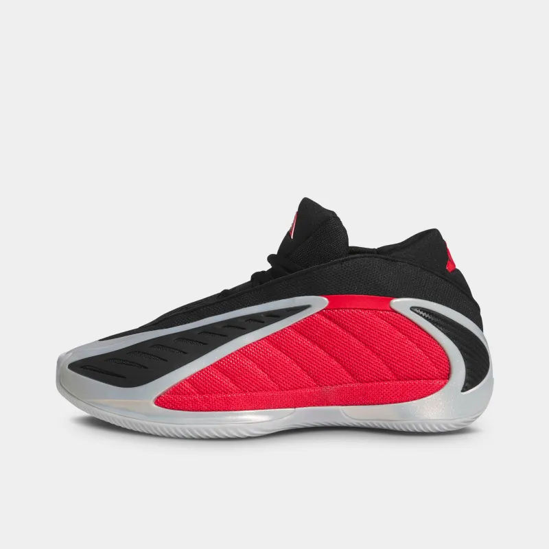 adidas Anthony Edwards 2 Silver Metallic / Pure Ruby - Black made by Adidas