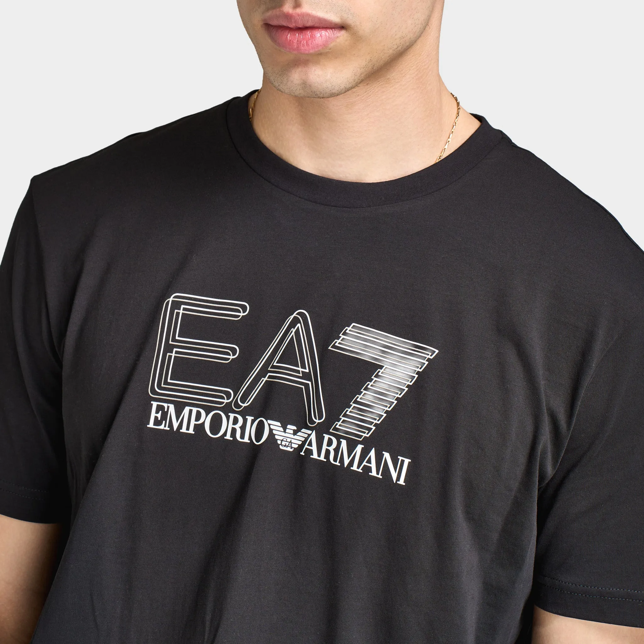 EA7 Visibility Tee / Black sold by JD Sports product image thumbnail 3