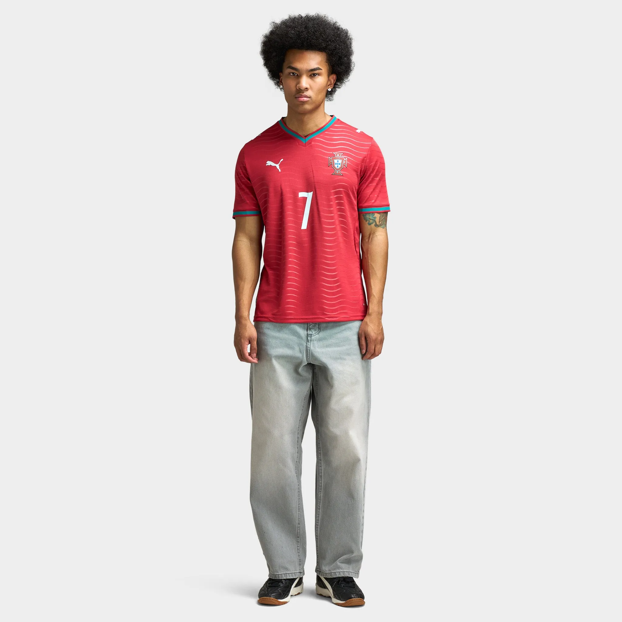 Puma Portugal Home Jersey Replica (Player l) / Red sold by JD Sports